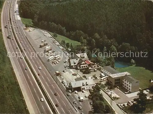 Heiligenroth Motel Bundesautobahn Raststaette Fliegeraufnahme Kat. Heiligenroth