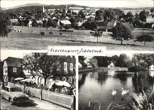 Schoenbach Loebau Teilansichten Erholungsort Schwanenteich Kat. Schoenbach Loebau