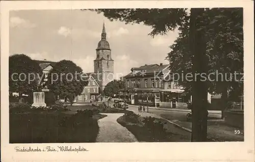 Friedrichroda Wilhelmsplatz Kat. Friedrichroda