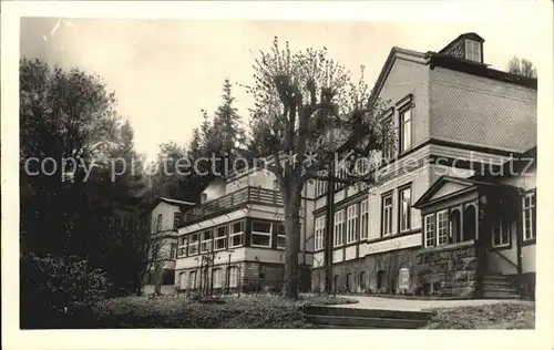 Friedrichroda Sanatorium Tannenhof Kneippanstalt Kat. Friedrichroda