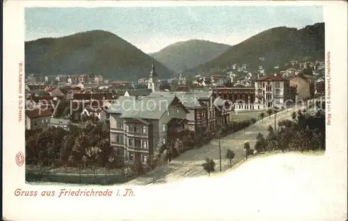 Friedrichroda Panorama Kat. Friedrichroda