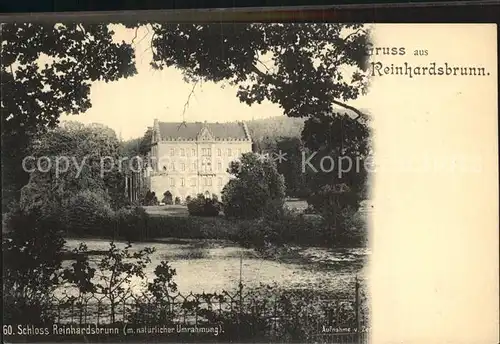 Friedrichroda Schloss Reinhardsbrunn Kat. Friedrichroda