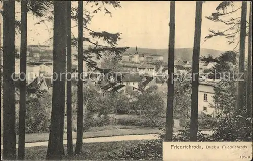 Friedrichroda Panorama Kat. Friedrichroda