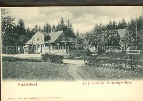 Friedrichroda Heuberghaus Kat. Friedrichroda