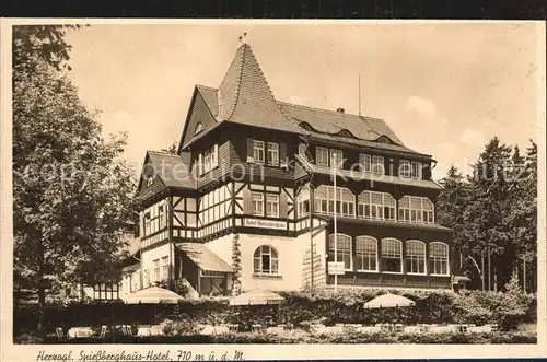 Friedrichroda Herzogliches Spiessberghaus Hotel Kat. Friedrichroda