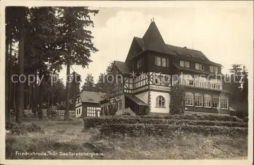 Friedrichroda Spiessberghaus Kat. Friedrichroda