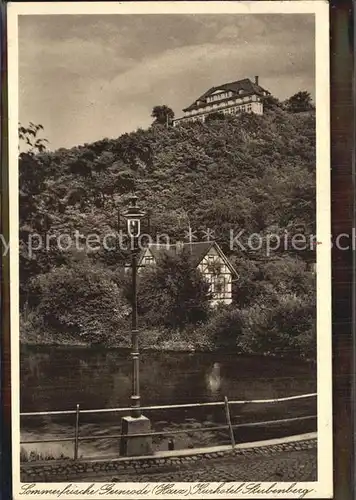 Gernrode Harz Kurhotel Stubenberg Kat. Gernrode Harz