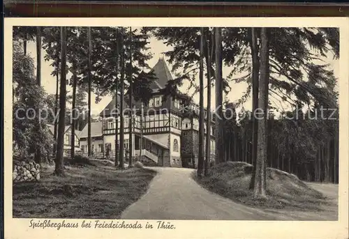 Friedrichroda Hotel Spiessberghaus Kat. Friedrichroda