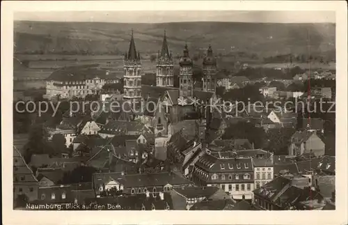 Naumburg Saale Blick auf den Dom Kat. Naumburg