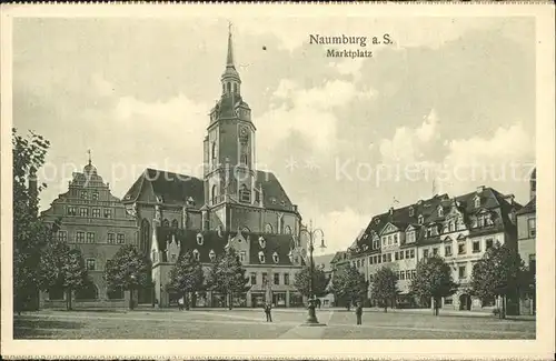 Naumburg Saale Marktplatz Kat. Naumburg