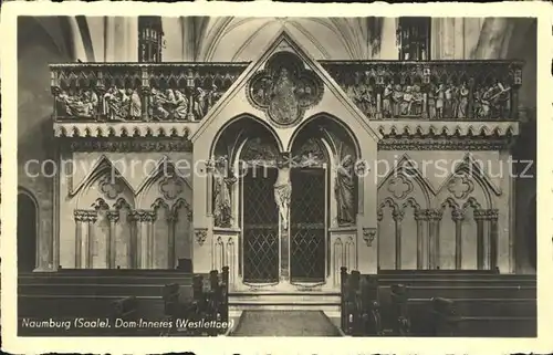 Naumburg Saale Dom Innen Kat. Naumburg