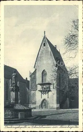 Naumburg Saale Dreikoenigskapelle Eckartsbrunnen Dom Kat. Naumburg