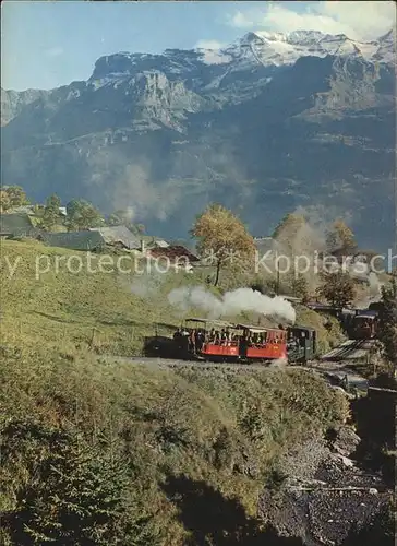 Brienz Rothornbahn Planalp Wildgerst Kat. Eisenbahn
