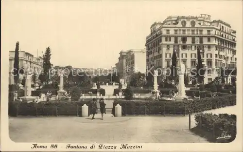 Roma Rom Fontana di Piazza Mazzini  Kat. 