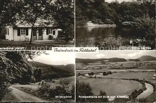 Baumbach Ferienhaus Heidi Milsbachtal Fuldaschleife Alheimer  Kat. Alheim