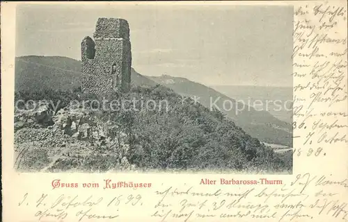Kyffhaeuser Alter Barbarossaturm Kat. Bad Frankenhausen