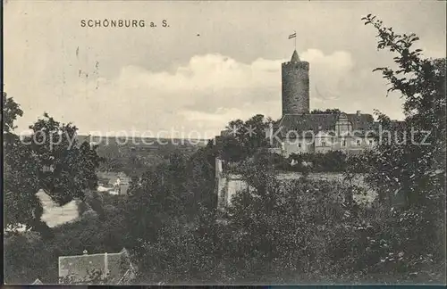Schoenburg Naumburg Burg Panorama Kat. Schoenburg Naumburg