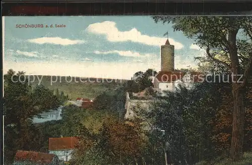 Naumburg Saale Burg Schoenburg Kat. Naumburg