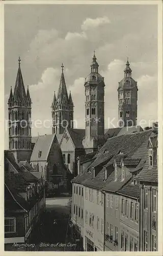 Naumburg Saale Blick auf Dom Kat. Naumburg