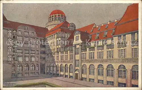 Leipzig Geschaeftsneubau Kuenstlerkarte Kat. Leipzig