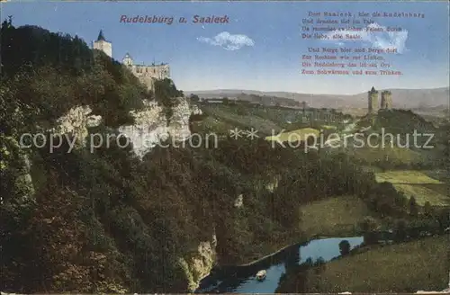 Bad Koesen Rudelsburg Saaleck  Kat. Bad Koesen