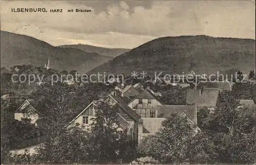 Ilsenburg Harz Panorama Brocken Kat. Ilsenburg Harz