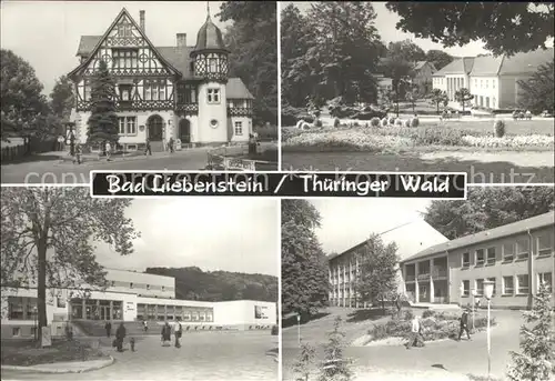 Bad Liebenstein Kulturhaus Badehaus Postamt Kat. Bad Liebenstein