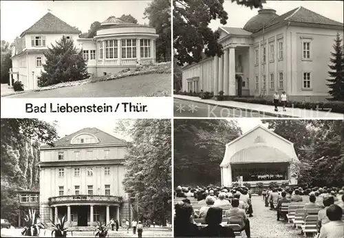 Bad Liebenstein Wandelhalle Kurverwaltung Kulturhaus Freilichtbuehne Kat. Bad Liebenstein