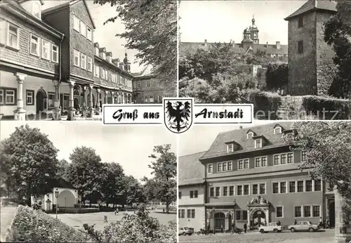 Arnstadt Ilm Stadtmauer Stadtmuseum Tuchhaendlergalerie  Kat. Arnstadt