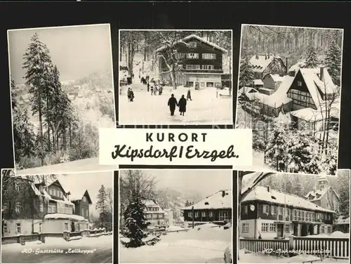 Kipsdorf Kurort HO Bahnhofsgaststaette  Kat. Altenberg