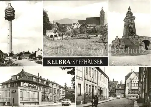 Kelbra Kyffhaeuser Fernsehsendeturm Kulpenberg Helmebruecke Hotel Tourist Marktstrasse Kat. Kelbra Kyffhaeuser