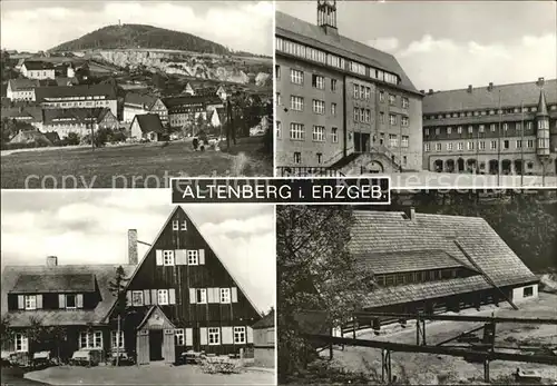 Altenberg Erzgebirge Ortsansichten Kat. Geising