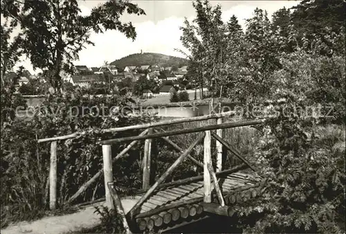 Altenberg Erzgebirge Bergstadt Bruecke  Kat. Geising