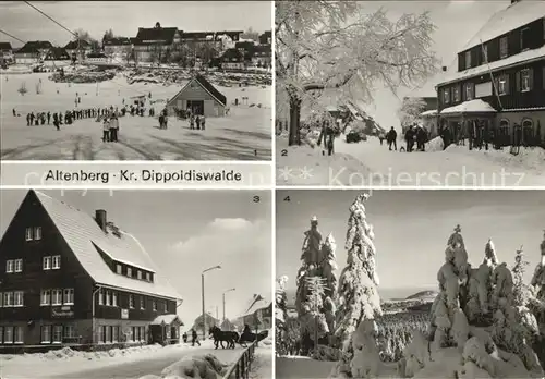 Altenberg Dippoldiswalde HO Hotel Stadt Dresden Kahleberg Skilift Kat. Altenberg