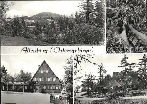 Altenberg Erzgebirge Aschergraben Waldschaenke Kahleberg Kat. Geising