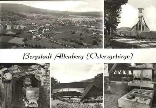 Altenberg Erzgebirge Bergstadt Bergbau Museum Arno Lippmann Schacht Kat. Geising