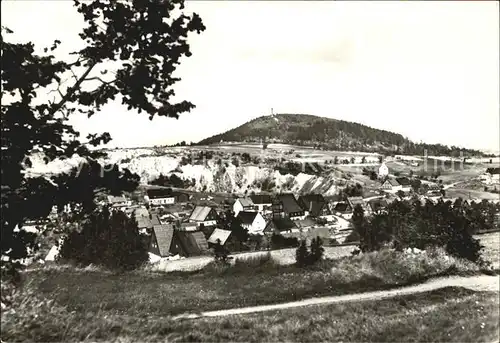 Altenberg Erzgebirge Bergstadt Teilansicht Kat. Geising