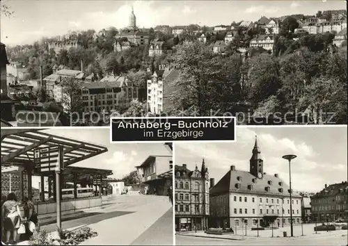 Annaberg Buchholz Erzgebirge Ortsansichten Kat. Annaberg