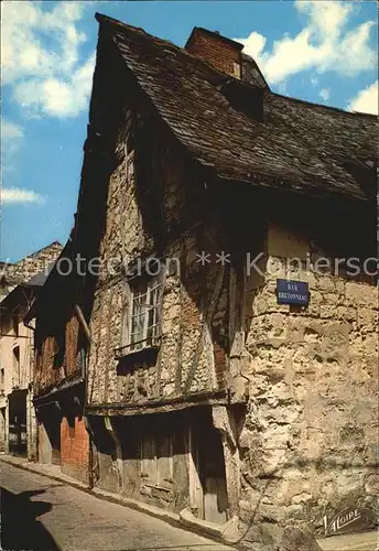 Chinon Indre et Loire Maison ancienne a l angle de la rue Bretonneau Kat. Chinon