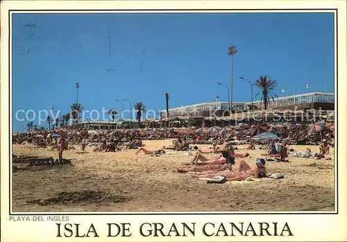 Playa del Ingles Gran Canaria Strandpartie Kat. San Bartolome de Tirajana