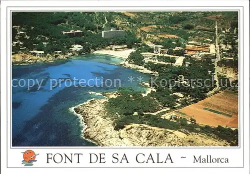 Mallorca Font de Sa Cala Vista aerea Kat. Spanien