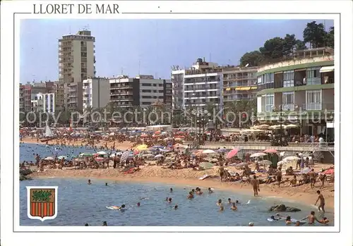 Lloret de Mar Platja i passeig Kat. Costa Brava Spanien