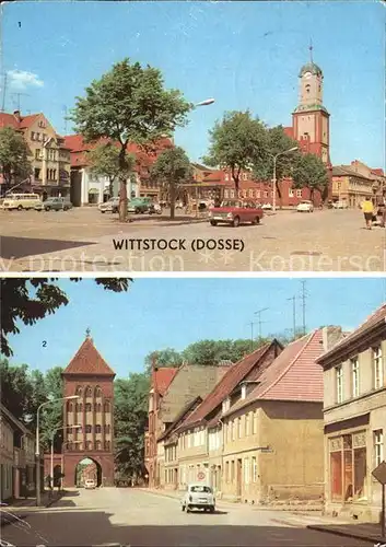 Wittstock Dosse Rathaus Groepertor Kat. Wittstock