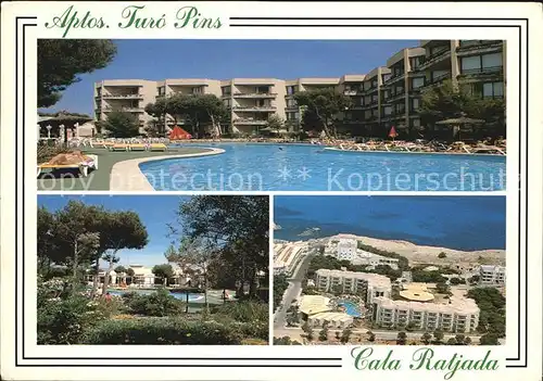 Cala Ratjada Mallorca Apartamentos Turo Pins Vista aerea Kat. Spanien