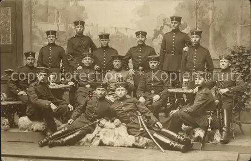 Regiment FAR 030 Feldartillerie  Gruppenfoto Teetasse 