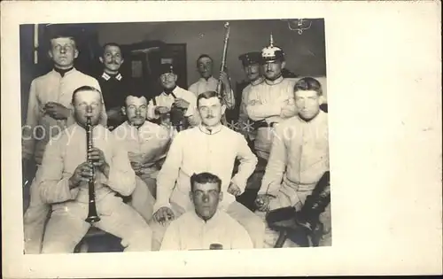 Karlsruhe Baden Grenadier Regiment 109 Gruppenfto Musiker WK1