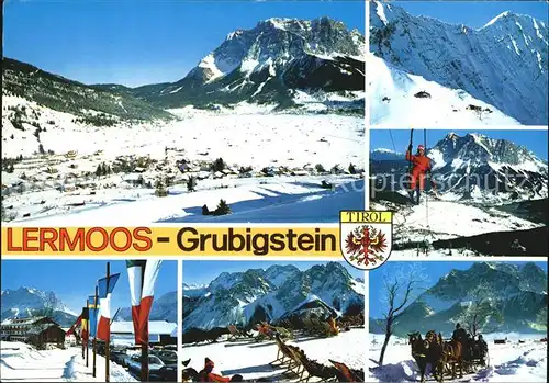 Lermoos Tirol Grubigstein Skilift Kutsche  Kat. Lermoos