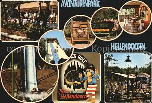 Hellendoorn Atventure Park Pranger Wasserrutsche Achterbahn Kat. Hellendoorn