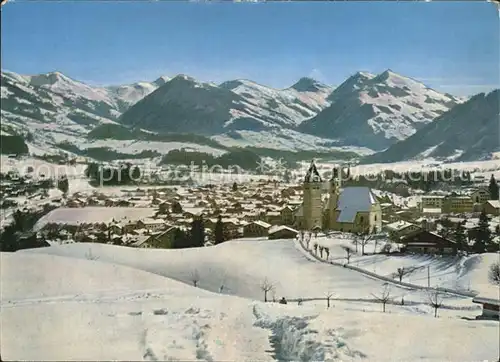 Kitzbuehel Tirol Winterpanorama Alpen Kat. Kitzbuehel