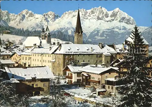 Kitzbuehel Tirol Wintersportplatz Wilder Kaiser Kaisergebirge Kat. Kitzbuehel